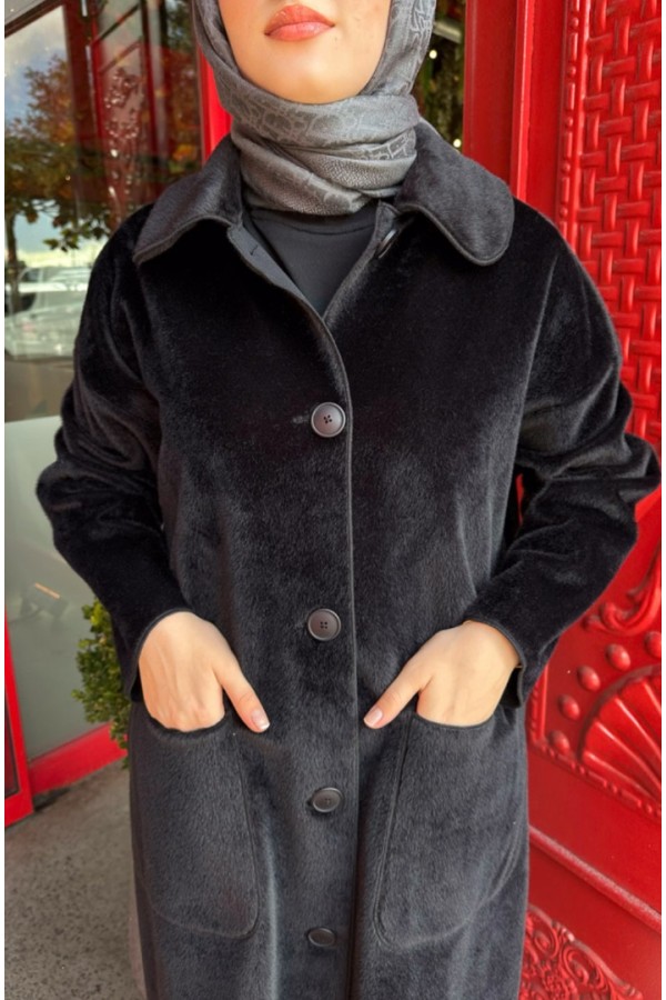 Peluş kaban siyah