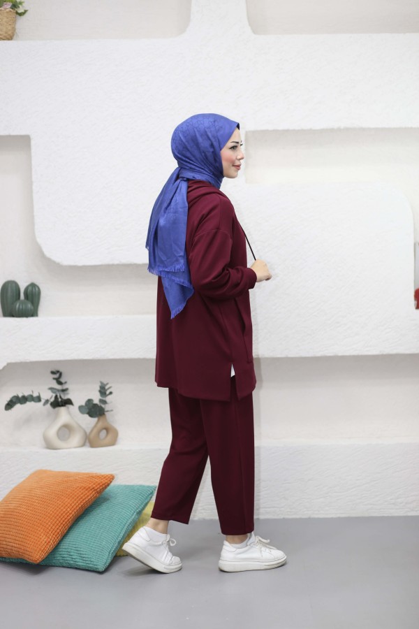 kanguru cepli takım bordo
