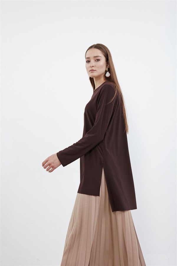 Basic Tunik Acı Kahve
