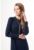 BELLA NUSS ELBİSE-LACİVERT