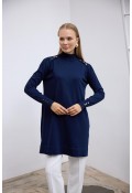 Candy Merserize Tunik Lacivert