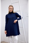 Candy Merserize Tunik Lacivert
