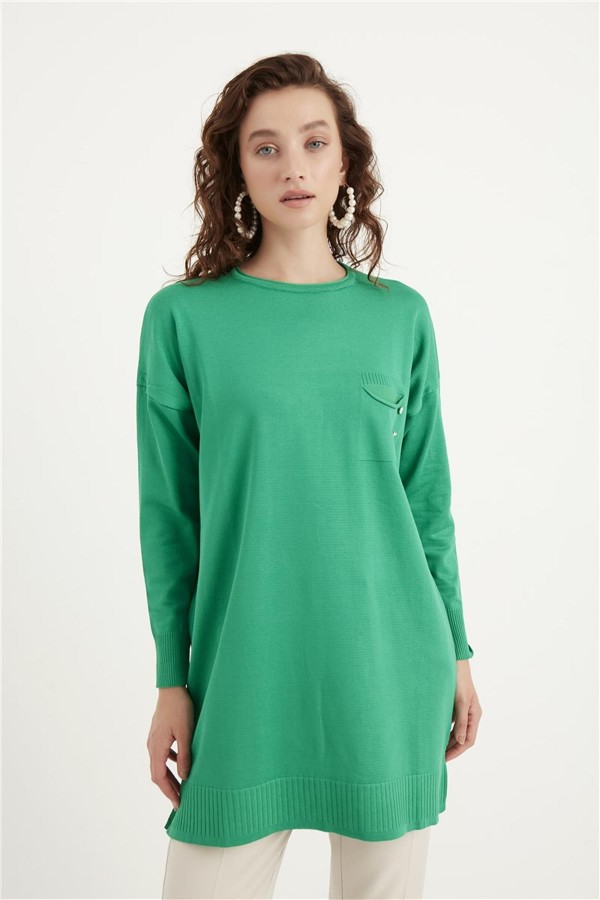 Glory Merserize Tunik Benetton Yeşili Series