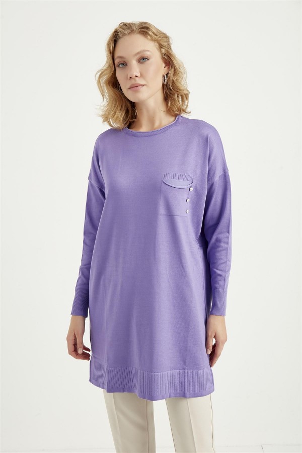 Glory Merserize Tunik Lila