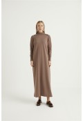 İNCİLA ELBİSE-Mocha