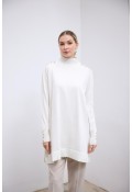 İNCİLA TUNİK-BEYAZ