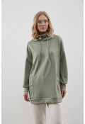 Kapüşonlu Sweat Yeşil