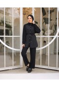LONA TAŞLI TAKIM-SİYAH