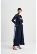 Organze Abaya Lacivert Series