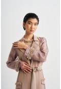 Organze Abaya Vizon