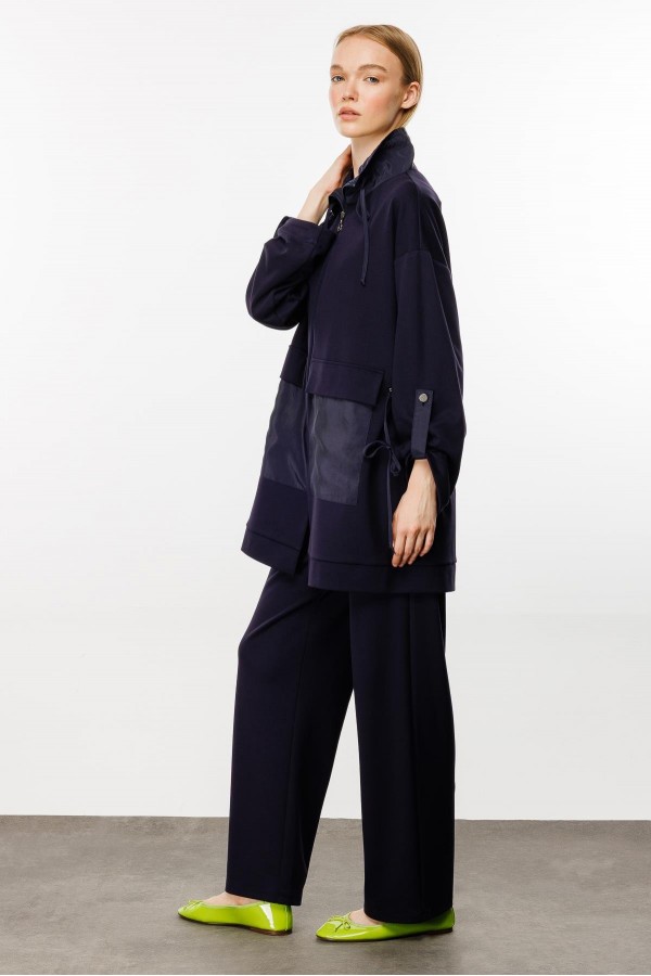 OYSHO CEPLİ TAKIM-LACİVERT