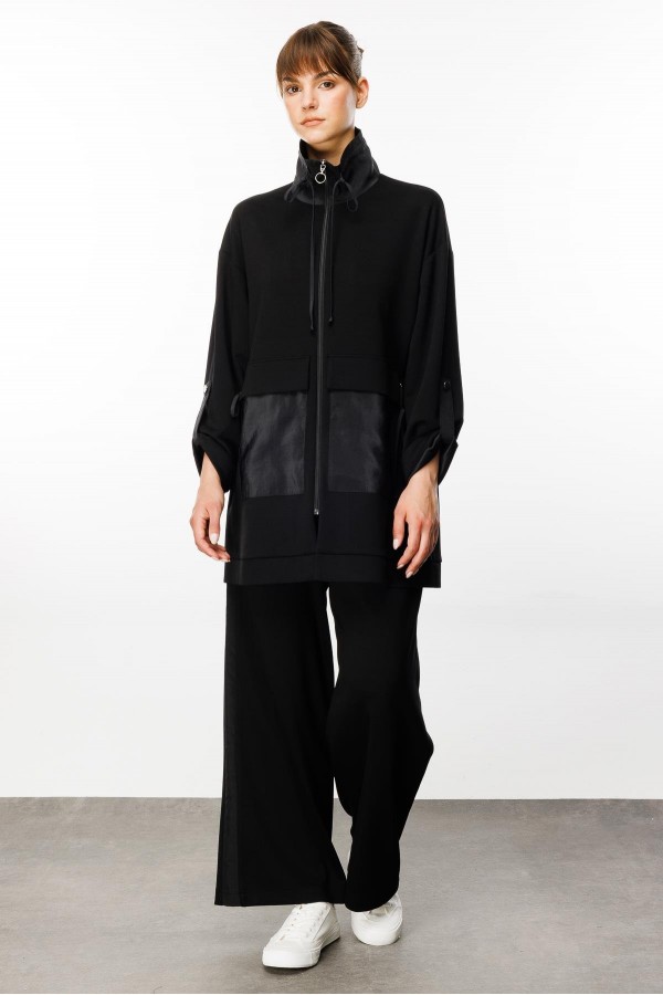 OYSHO CEPLİ TAKIM-SİYAH