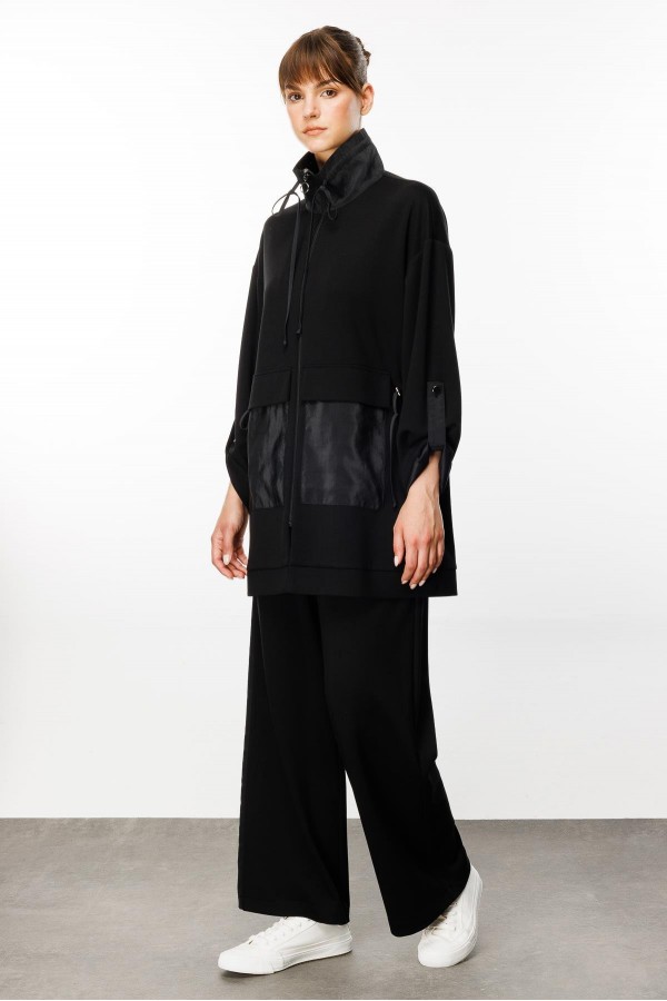 OYSHO CEPLİ TAKIM-SİYAH