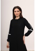 Şerit Detaylı Siyah