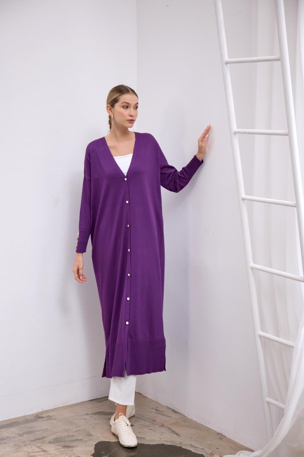 V YAKA MERSERİZE HIRKA-MOR